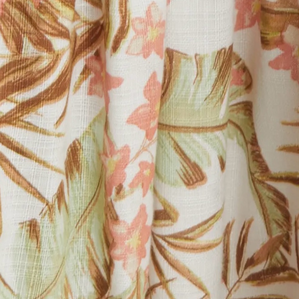 Rip Curl La Quinta Floral Smocked Maxi Dress Off White - Picture 8 of 14